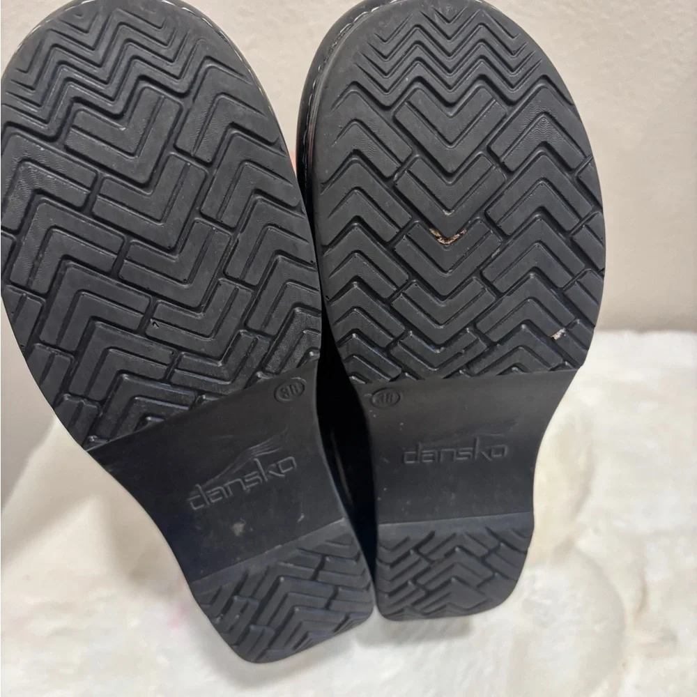 Dansko Classic Black Leather Clogs - Picture 6 of 7